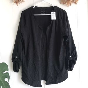 New with Tags Chico’s Black Cardigan